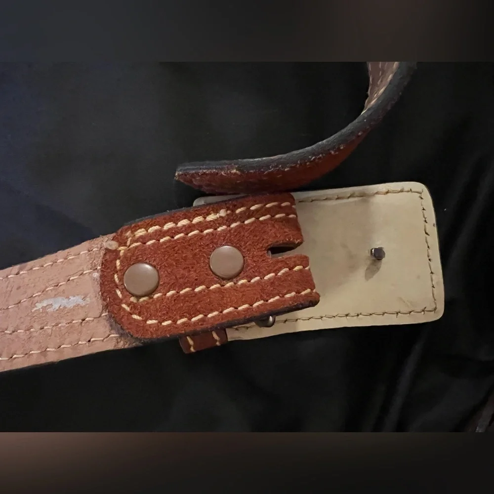 Rex Bell’s Las Vegas Tan Leather Belt for Men